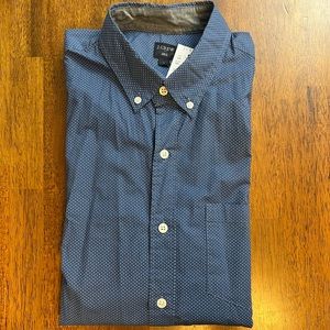 New J Crew Blue Button down shirt.